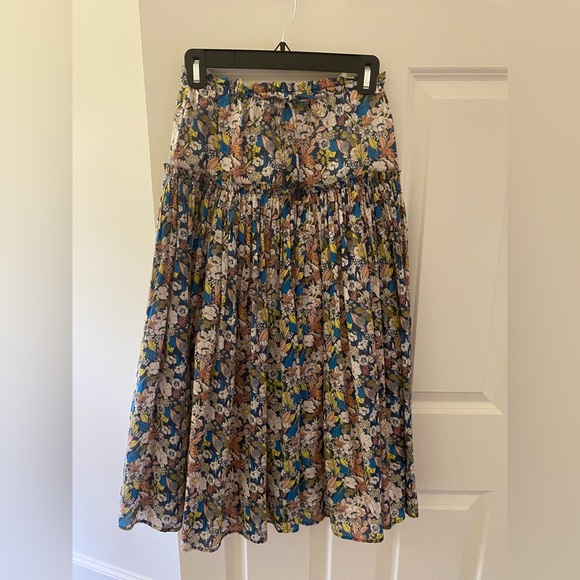 FULL SET! Apiece Apart floral skirt and top XS S - Picture 4 of 4